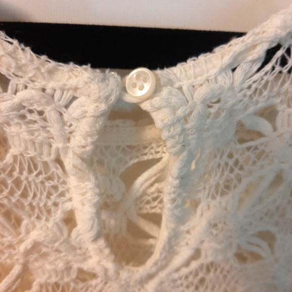 Lace top blouse by Loft size Large - Picture 5 of 6